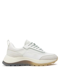 Sneakersy Calvin Klein Runner Lace Up Mesh Mix HW0HW01905 Biały ze sklepu eobuwie.pl w kategorii Buty sportowe damskie - zdjęcie 171243491