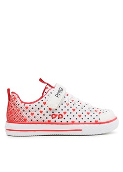 Sneakersy Primigi 3952000 S White/Red ze sklepu eobuwie.pl w kategorii Trampki dziecięce - zdjęcie 171243902
