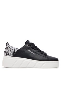 Sneakersy Rieker W0502-02 Black ze sklepu eobuwie.pl w kategorii Trampki damskie - zdjęcie 171244320