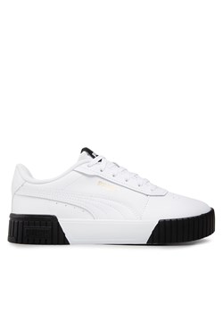 Sneakersy Puma Carina 2.0 385849 04 White/Puma Team Gold/Black 04 ze sklepu eobuwie.pl w kategorii Buty sportowe damskie - zdjęcie 171244694