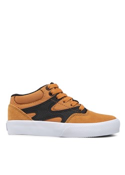 Sneakersy DC Kalis Vulc Mid ADBS300367 Żółty ze sklepu eobuwie.pl w kategorii Buty sportowe dziecięce - zdjęcie 171244822