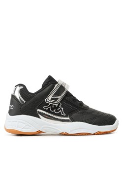 Sneakersy Kappa 260819MFK Black/Silver 1115 ze sklepu eobuwie.pl w kategorii Buty sportowe dziecięce - zdjęcie 171244931