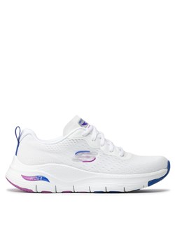 Sneakersy Skechers Infinity Cool 149722/WMLT Biały ze sklepu eobuwie.pl w kategorii Buty sportowe damskie - zdjęcie 171245404