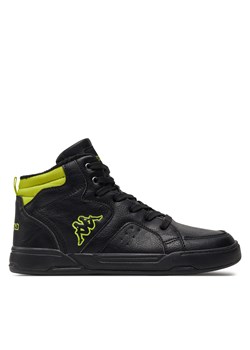 Sneakersy Kappa 260826T Black/Lime 1133 ze sklepu eobuwie.pl w kategorii Buty sportowe dziecięce - zdjęcie 171245573
