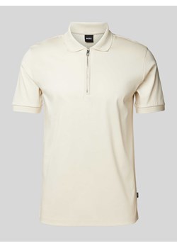 Koszulka polo o kroju slim fit z detalem z logo model ‘Polston’ ze sklepu Peek&Cloppenburg  w kategorii T-shirty męskie - zdjęcie 171245671