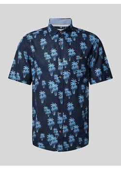 Koszula casualowa o kroju regular fit ze wzorem na całej powierzchni ze sklepu Peek&Cloppenburg  w kategorii Koszule męskie - zdjęcie 171245793