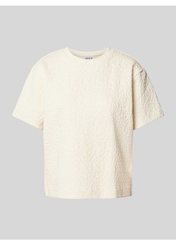 T-shirt z fakturowanym wzorem ze sklepu Peek&Cloppenburg  w kategorii Bluzki damskie - zdjęcie 171245963