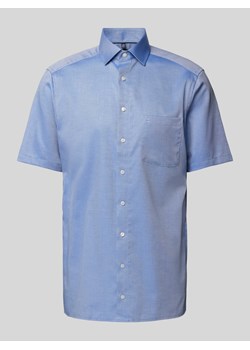 Koszula biznesowa o kroju modern fit z kieszenią na piersi model ‘Bergamo’ ze sklepu Peek&Cloppenburg  w kategorii Koszule męskie - zdjęcie 171246260