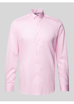 Koszula biznesowa o kroju body fit z kołnierzykiem typu kent model ‘Modern Kent’ ze sklepu Peek&Cloppenburg  w kategorii Koszule męskie - zdjęcie 171246261