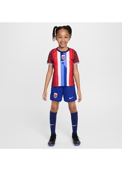 Trzyczęściowy strój piłkarski dla małych dzieci Nike Norwegia Stadium 2024 (wersja domowa) – replika - Czerwony ze sklepu Nike poland w kategorii Komplety dziewczęce - zdjęcie 171246291