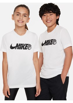 T-shirt dla dużych dzieci Dri-FIT Nike Legend - Biel ze sklepu Nike poland w kategorii T-shirty chłopięce - zdjęcie 171246303