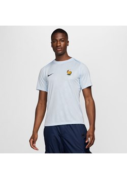 Męska przedmeczowa koszulka piłkarska Nike Dri-FIT FFF Academy Pro (wersja wyjazdowa) - Niebieski ze sklepu Nike poland w kategorii T-shirty męskie - zdjęcie 171246311
