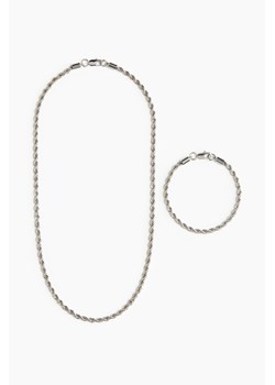 H & M - Naszyjnik i bransoletka - Srebrny ze sklepu H&M w kategorii Bransolety - zdjęcie 171246384