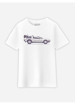 WOOOP Koszulka &quot;Delorean&quot; w kolorze białym ze sklepu Limango Polska w kategorii T-shirty chłopięce - zdjęcie 171246604