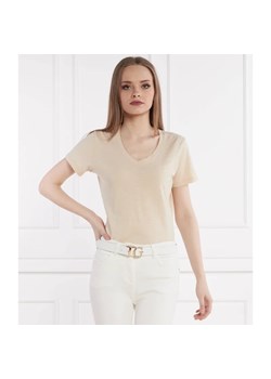 GUESS T-shirt SS VN SLUBBY | Regular Fit ze sklepu Gomez Fashion Store w kategorii Bluzki damskie - zdjęcie 171248314