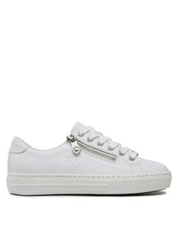 Rieker Sneakersy L59L1-83 Biały ze sklepu MODIVO w kategorii Trampki damskie - zdjęcie 171251450