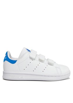 adidas Sneakersy Stan Smith Comfort Closure Kids IE8114 Biały ze sklepu MODIVO w kategorii Trampki dziecięce - zdjęcie 171252141