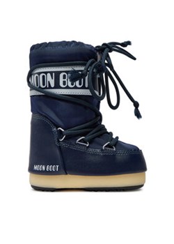Moon Boot Śniegowce Nylon 14004400002 Granatowy ze sklepu MODIVO w kategorii Buty zimowe dziecięce - zdjęcie 171252253
