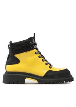 Desigual Trapery Shoes Trekking 22WSTP06 Żółty ze sklepu MODIVO w kategorii Workery damskie - zdjęcie 171252263