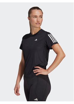 adidas Koszulka techniczna Own the Run T-Shirt IC5188 Czarny Regular Fit ze sklepu MODIVO w kategorii Bluzki damskie - zdjęcie 171252291