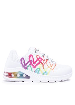 Skechers Sneakersy Uno 2 Floating Love 155521/WHT Biały ze sklepu MODIVO w kategorii Buty sportowe damskie - zdjęcie 171252570