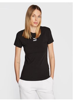 Puma T-Shirt Classic 535610 Czarny Slim Fit ze sklepu MODIVO w kategorii Bluzki damskie - zdjęcie 171252702