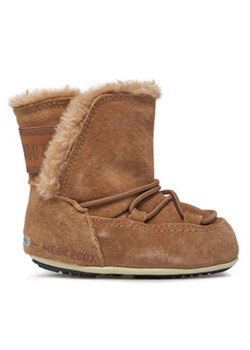 Moon Boot Śniegowce Crib Suede 34010300001 Brązowy ze sklepu MODIVO w kategorii Buty zimowe dziecięce - zdjęcie 171252722