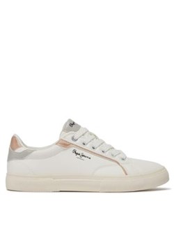 Pepe Jeans Sneakersy Kenton Mix W PLS31560 Biały ze sklepu MODIVO w kategorii Trampki damskie - zdjęcie 171252993