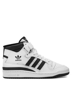 adidas Sneakersy Forum Mid IG3756 Biały ze sklepu MODIVO w kategorii Buty sportowe męskie - zdjęcie 171253384