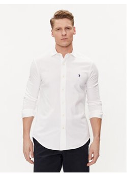 Polo Ralph Lauren Koszula 710899386001 Biały Slim Fit ze sklepu MODIVO w kategorii Koszule męskie - zdjęcie 171253680