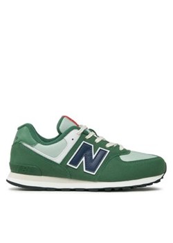 New Balance Sneakersy GC574HGB Zielony ze sklepu MODIVO w kategorii Buty sportowe dziecięce - zdjęcie 171253721