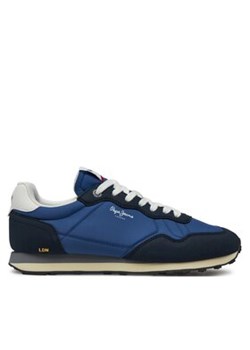 Pepe Jeans Sneakersy Natch Basic M PMS40010 Niebieski ze sklepu MODIVO w kategorii Buty sportowe męskie - zdjęcie 171254234