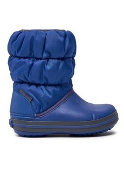 Crocs Śniegowce Winter Puff Boot Kids 14613 Granatowy ze sklepu MODIVO w kategorii Buty zimowe dziecięce - zdjęcie 171254330
