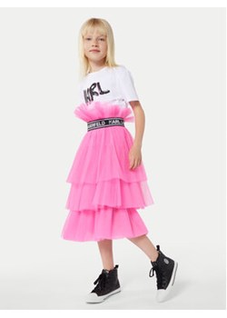 Karl Lagerfeld Kids Spódnica Z30093 S Różowy Regular Fit ze sklepu MODIVO w kategorii Spódnice dziewczęce - zdjęcie 171254374