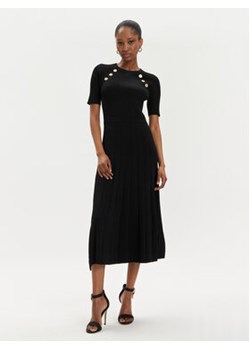 MICHAEL Michael Kors Sukienka dzianinowa MS480U033D Czarny Regular Fit ze sklepu MODIVO w kategorii Sukienki - zdjęcie 171255273