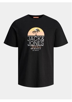 Jack&Jones T-Shirt Casey 12255238 Czarny Standard Fit ze sklepu MODIVO w kategorii T-shirty męskie - zdjęcie 171255380