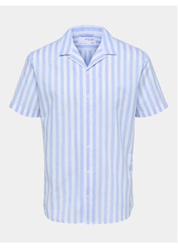 Selected Homme Koszula New Linen 16092978 Niebieski Relaxed Fit ze sklepu MODIVO w kategorii Koszule męskie - zdjęcie 171255881