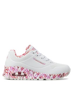 Skechers Sneakersy Uno Loving Love 155506/WRPK Biały ze sklepu MODIVO w kategorii Buty sportowe damskie - zdjęcie 171256083