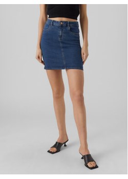 Vero Moda Spódnica jeansowa Luna 10279491 Niebieski Regular Fit ze sklepu MODIVO w kategorii Spódnice - zdjęcie 171256100