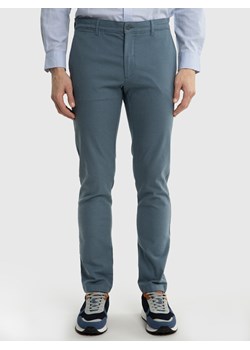 Spodnie chinosy męskie niebieskie Erhat 405 ze sklepu Big Star w kategorii Spodnie męskie - zdjęcie 171256302