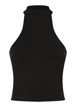 Aygill's Top damski Kobiety Sztuczne włókno czarny jednolity ze sklepu vangraaf w kategorii Bluzki damskie - zdjęcie 171256733
