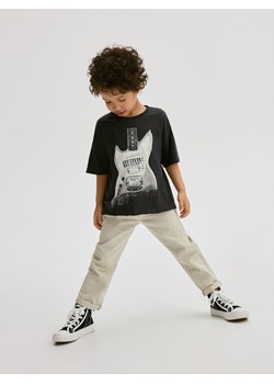 Reserved - T-shirt oversize Nirvana - ciemnoszary ze sklepu Reserved w kategorii Koszulki niemowlęce - zdjęcie 171257422
