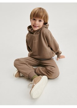 Reserved - Bluza oversize z kapturem - brązowy ze sklepu Reserved w kategorii Bluzy chłopięce - zdjęcie 171257464
