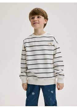 Reserved - Bluza w paski - złamana biel ze sklepu Reserved w kategorii Bluzy chłopięce - zdjęcie 171257533