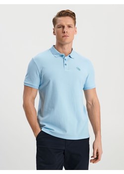 Sinsay - Koszulka polo - błękitny ze sklepu Sinsay w kategorii T-shirty męskie - zdjęcie 171258161