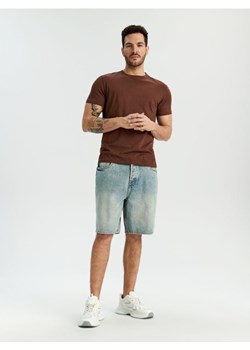 Sinsay - Szorty jeansowe - zielony ze sklepu Sinsay w kategorii Spodenki męskie - zdjęcie 171258240