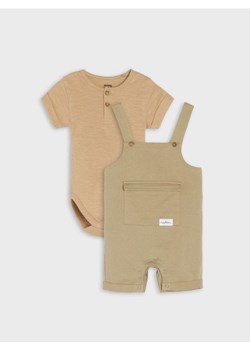 Sinsay - Komplet niemowlęcy - khaki ze sklepu Sinsay w kategorii Odzież dla niemowląt - zdjęcie 171258263