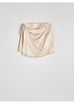 Reserved - Spódnico-szorty z wiskozy - kremowy ze sklepu Reserved w kategorii Spódnice - zdjęcie 171259702