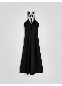 Reserved - Sukienka maxi z wiskozy - czarny ze sklepu Reserved w kategorii Sukienki - zdjęcie 171259940