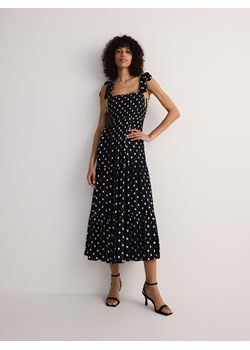 Reserved - Sukienka maxi z metaliczną nicią - wielobarwny ze sklepu Reserved w kategorii Sukienki - zdjęcie 171259993